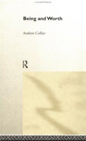 book Being and Worth (Critical Realism, Interventions)