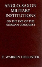 book Anglo Saxon Military Institutions On The  Eve of the Norman Conquest