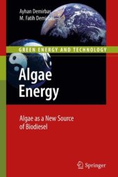 book Algae Energy: Algae as a New Source of Biodiesel