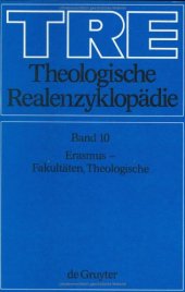 book Theologische Realenzyklopadie. Band 10: Erasmus - Fakultaten, Theologische