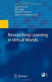 book Researching Learning in Virtual Worlds