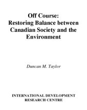 book Off Course: Restoring Balance Between Canadian Society and the Environment