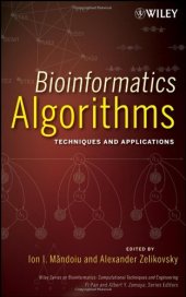 book Bioinformatics Algorithms: Techniques and Applications (Wiley Series in Bioinformatics)