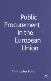 book Public Procurement in the European Union