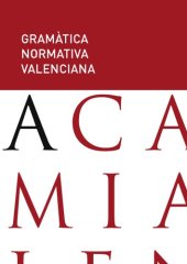 book Gramàtica normativa valenciana