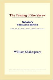 book The Taming of the Shrew (Webster's Thesaurus Edition)