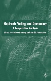 book Electronic Voting and Democracy: A Comparative Analysis