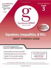 book Equations, Inequalities, and VIC's, 4th Edition (GMAT Strategy Guide, No. 3)