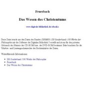 book Das Wesen des Christentums