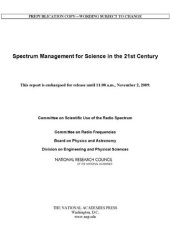 book Spectrum Management for Science in the 21st Century