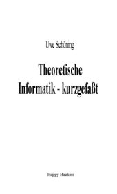 book Theoretische Informatik - kurzgefaßt