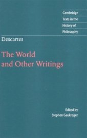 book Descartes: The World and Other Writings