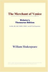 book The Merchant of Venice (Webster's Thesaurus Edition)