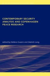 book Contemporary Security Analysis and Copenhagen Peace Research (The New International Relations)