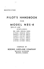 book Pilot's Handbook for Model N2S-4 Airplane