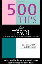 book 500 TIPS FOR TESOL TEACHERS (The 500 Tips Series)