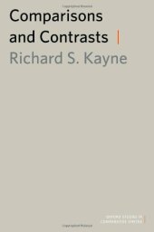 book Comparisons and Contrasts (Oxford Studies in Comparative Syntax)