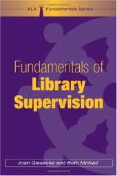 book Fundamentals of Library Supervision (Ala Fundamentals Series)