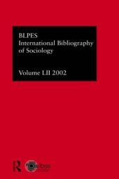 book Ibss: Sociology: 2002 Vol 52 (International Bibliography of the Social Sciences)