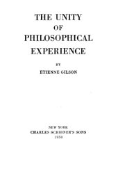 book The Unity of Philosophical Experience