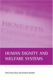 book Human Dignity And Welfare Systems