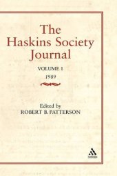 book The Haskins Society Journal Studies in Medieval History: Volume 1