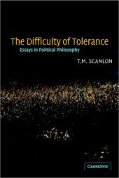 book The Difficulty of Tolerance: Essays in Political Philosophy