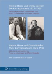 book Helmut Hasse und Emmy Noether: Die Korrespondenz 1925-1935