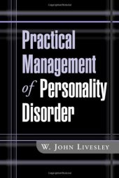 book Practical Management of Personality Disorder