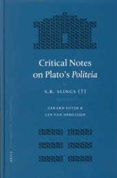 book Critical Notes on Plato's Politeia