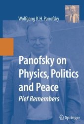 book Panofsky on Physics, Politics, and Peace: Pief Remembers (Hardcover)