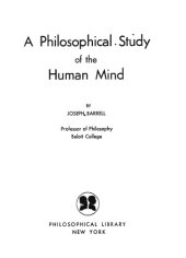 book A Philosophical Study of the Human Mind