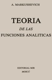 book Teoria de las funciones analiticas, vol. I