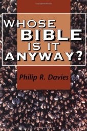 book Whose Bible is It Anyway? (JSOT Supplement)