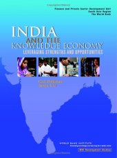 book India and the Knowledge Economy: Leveraging Strengths and Opportunities (Wbi Learning Resources Series)