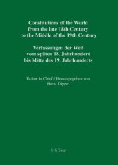 book Deutsche Verfassungsdokumente 1806-1849, Volume 3, Part IV , Hessen-Kassel, Mecklenburg-Strelitz