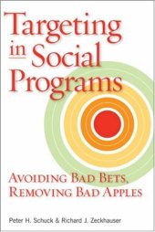 book Targeting in Social Programs: Avoiding Bad Bets, Removing Bad Apples