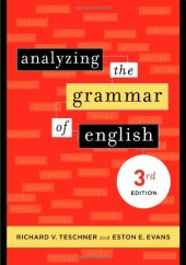 book Analyzing the Grammar of English, 3rd Edition