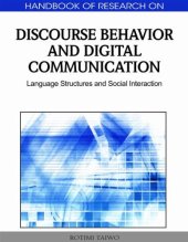 book Handbook of Research on Discourse Behavior and Digital Communication: Language Structures and Social Interaction