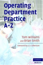 book Operating Department Practice A-Z (Second edition)