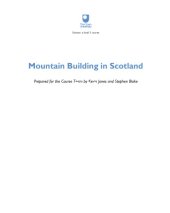 book Mountain Building in Scotland