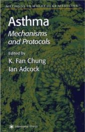 book Asthma Mechanisms and Protocols (Methods in Molecular Medicine No 44)