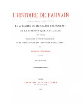 book L'histoire de Fauvain