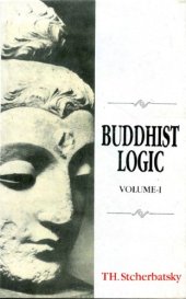 book Buddhist Logic. Vol. I