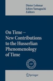 book On Time - New Contributions to the Husserlian Phenomenology of Time