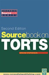 book Sourcebook on Tort Law (Sourcebook)