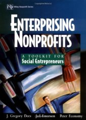 book Enterprising Nonprofits: A Toolkit for Social Entrepreneurs