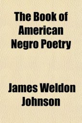 book The Book of American Negro Poetry