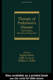 book Therapy of Parkinson's Disease, Third Edition (Neurological Disease and Therapy)