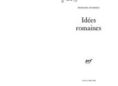 book Idees romaines